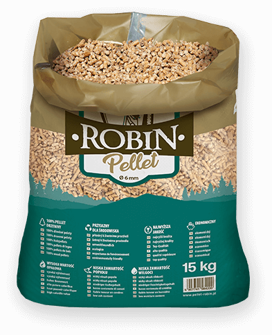 worek pelletu opałowego Robin do kupienia w Skoczowie lub sklepie internetowym